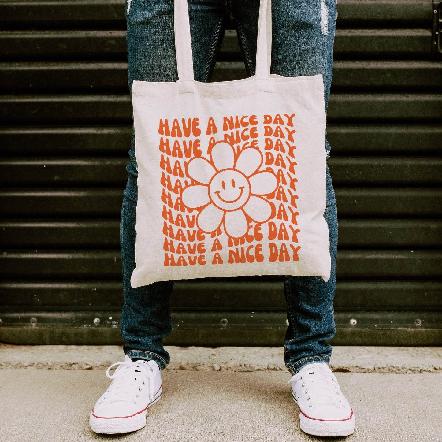 Have A Nice Day | Cotton Canvas Tote Bag