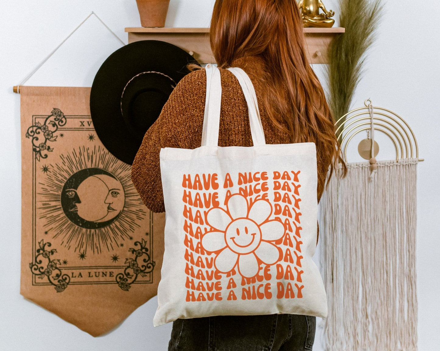 Have A Nice Day | Cotton Canvas Tote Bag