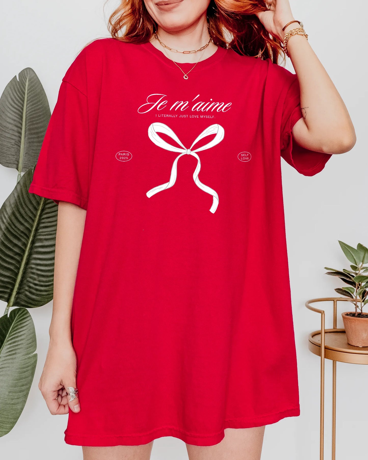 Je M'aime Self Love Bow Unisex T-Shirt